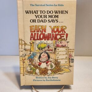 🔥 Survival Series for Kids Earn Your Allowance!  Vintage Book 1980s